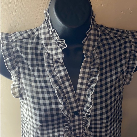 Gingham print blouse - Picture 2 of 3